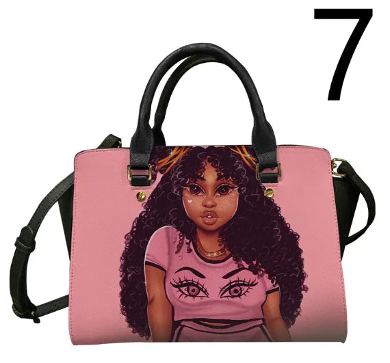 Elegant Women's Large Messenger Handbag
